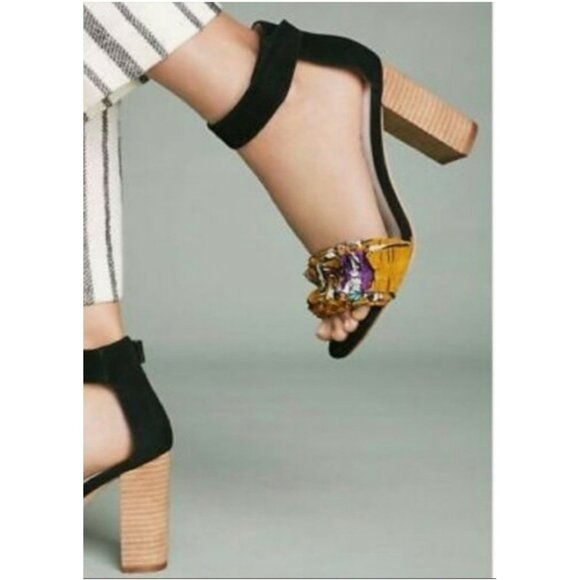 Jeffrey Campbell Lindsay Ankle Strap Heels Size 6.5 - Picture 2 of 10